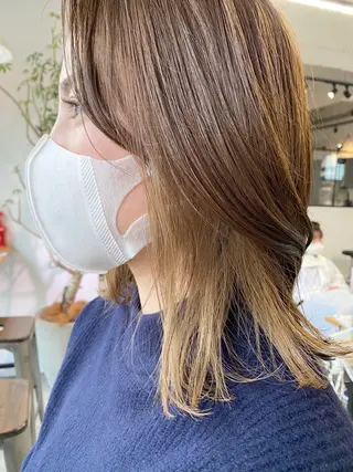 ミディアム カラー 艶髪🌟髪質改善✨ Zinaヤマダ チサのヘアスタイル