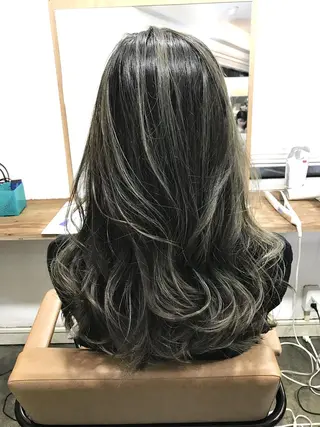 ミディアム カラー 💎髪質改善💎 デザイナーshinのヘアスタイル