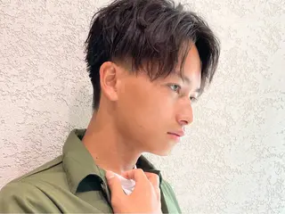 ショート パーマ メンズ 大人メンズパーマ メンズ特化　萱原大幹のヘアスタイル