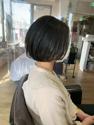 ショート カラー 本町/新町/心斎橋 透明感カラーSANCのヘアスタイル