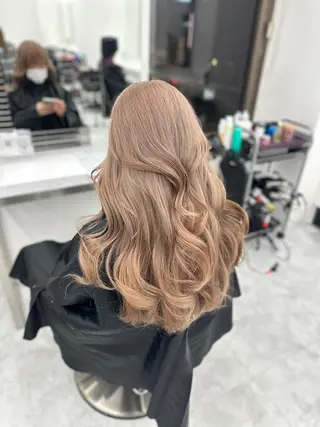 ロング カラー パーマ ヘアアレンジ メンズ キッズ ♥️韓国ヘア レイヤー♥️ゆりのヘアスタイル