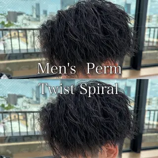 メンズ 白髪ぼかし/白髪 メッシュ/ゆうとのヘアスタイル