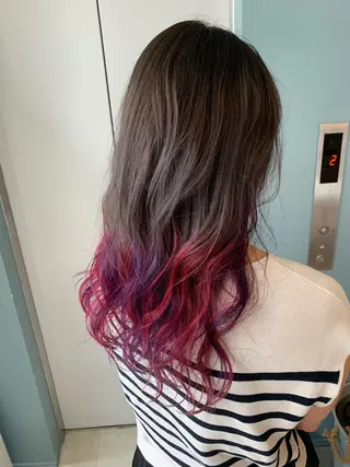 ロング カラー 船津武俊 フナツタケトシのヘアスタイル