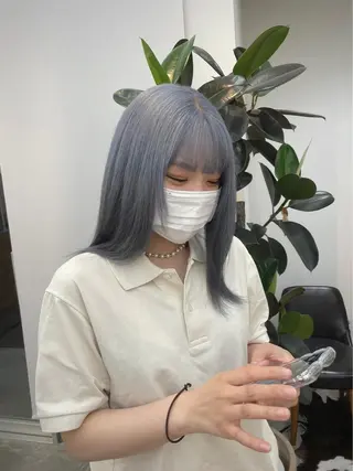 カラー ハイトーンカラー/ miyuuのヘアスタイル