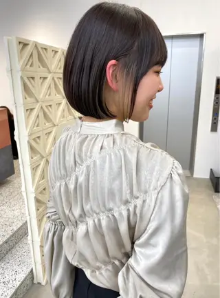 MAEUL NAGOYA所属・レイヤーボブ/名駅/ くびれボブ/縮毛矯正のヘアスタイル