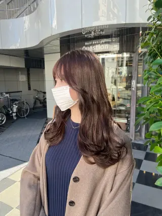 ロング カラー 💎森 ハリス誠一💎のヘアスタイル