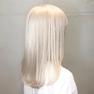 セミロング カラー ハネエクステ表参道/ 羽エクステSpicaのヘアスタイル