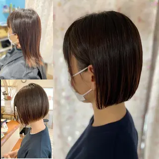 ショート パーマ ゴトウ エイイチのヘアスタイル