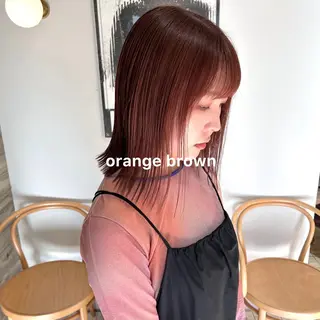 カラー 暖色カラー推し/ トヤエリコのヘアスタイル