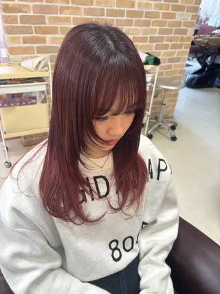 ロング set-up所属・SET-UP 友田のヘアスタイル
