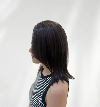 セミロング Bear Fruit 新潟店所属・美髪矯正／ 山田　千里のヘアスタイル