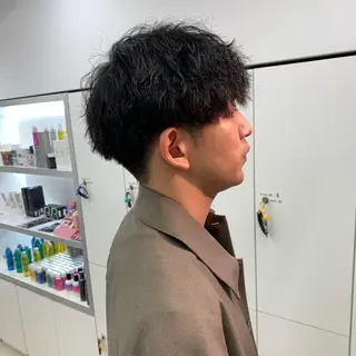 パーマ メンズ Rosa by  artina横浜店所属・💖クボ モモ💖のヘアスタイル