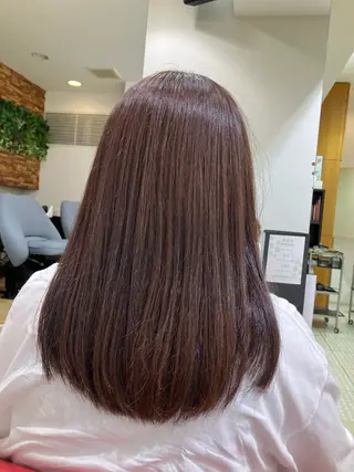ロング カラー 野口 実優のヘアスタイル