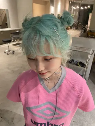 カラー 名古屋カラーモデル SOLAのヘアスタイル