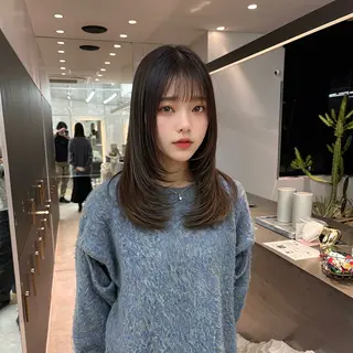 ロング 髪質改善/縮毛矯正/ 韓国ヘア/矢野のヘアスタイル