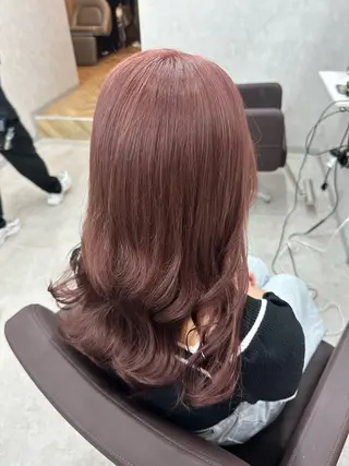 ロング カラー un eye/hai r🎀🪞山﨑愛菜のヘアスタイル