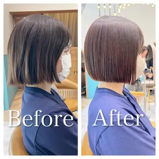 ミディアム エリアNo.1ボブ 💟Nanatsuのヘアスタイル