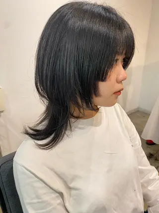 ミディアム レイヤー/髪質改善 渡邉【日吉美容室】のヘアスタイル