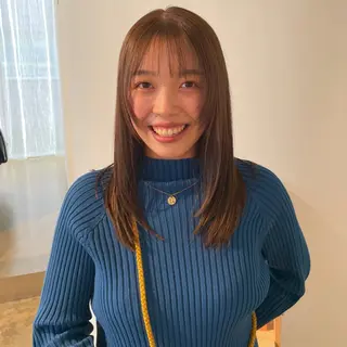 ミディアム カラー SITEN 淀屋橋 /肥後橋きべひろまさのヘアスタイル