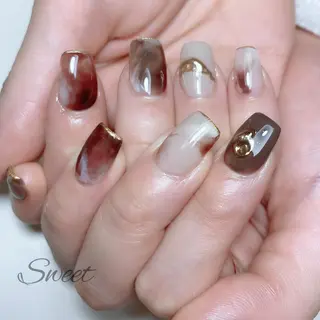 ネイル sweet 仲野陽子のネイルデザイン