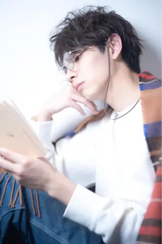 ミディアム パーマ メンズ Laf.【ラフ］北坂戸駅前所属・🌈New Open Laf.🌈奥居伸輔のヘアスタイル