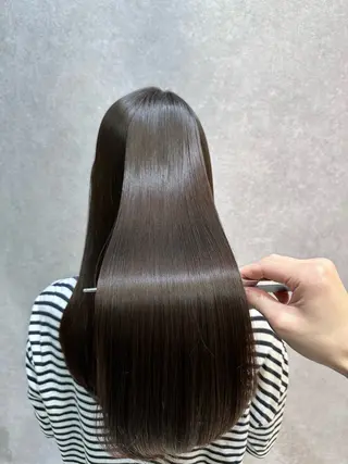 ロング 🔸縮毛矯正/髪質 改善カラー石崎🔸のヘアスタイル