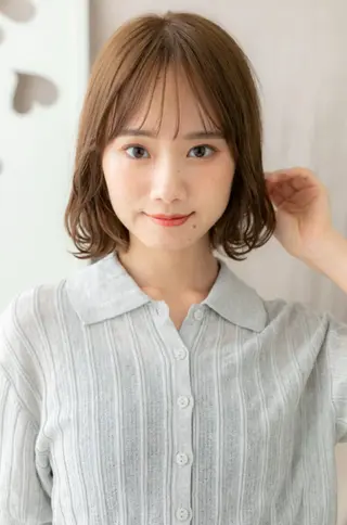 ミディアム カラー 🫧艶髪🫧髪質改善 🩶石川真歩🩶のヘアスタイル