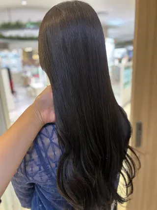 ロング カラー 艶質改善/縮毛矯正 ササキナツミのヘアスタイル