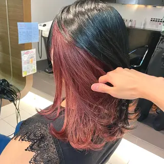 ミディアム カラー 透明感カラー/ 寺田千雅子のヘアスタイル