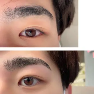 メンズ アイブロウ MINX  men's　face所属・MINX eye トシジマ　ユキのマツエク・マツパデザイン