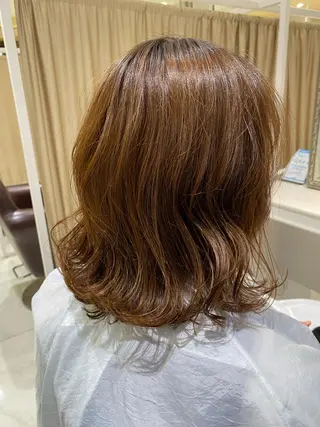 ミディアム 佐々木 拓海のヘアスタイル