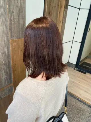 ミディアム カラー 🍑 モモカ🍑のヘアスタイル