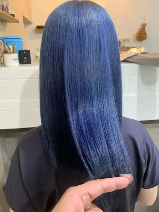 セミロング カラー nico 原宿所属・nico【代表】 市川 拓也のヘアスタイル