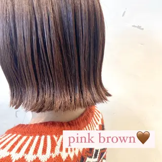 ショート カラー 暖色/艶髪/ボブ/ ショート/Ayaのヘアスタイル