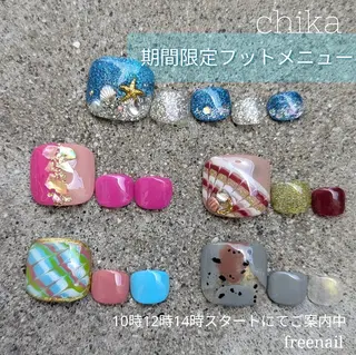 ネイル free nail フリーネイルのネイルデザイン