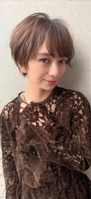 ショート カラー パーマ ショート/ボブ特化 相良 真子のヘアスタイル