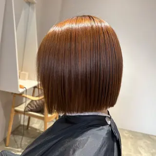 ショート hair make ONE006所属・SAoRi 縮毛矯正/カラーのヘアスタイル