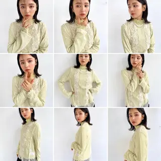 ミディアム カラー Sana / 韓国ヘア / カラーのヘアスタイル