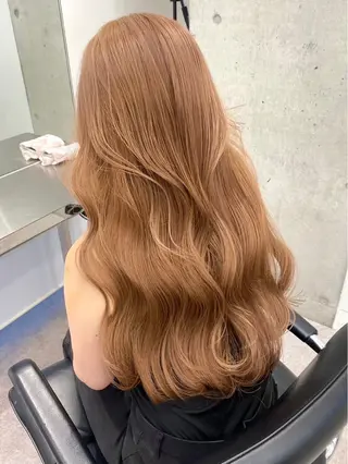 ロング カラー cinq所属・hatano kahoのヘアスタイル