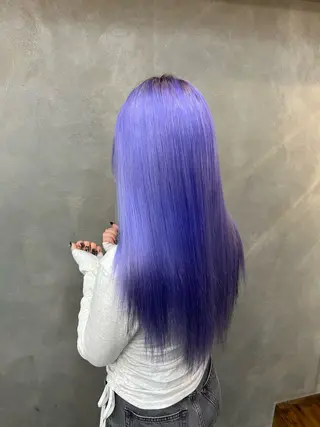 ロング カラー TNB TOKYO所属・Insta 指名 No.1KURUMIのヘアスタイル