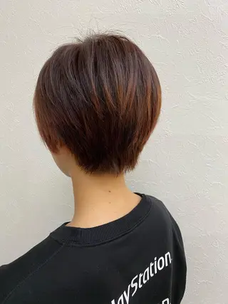 ショート カラー 足利/透明感カラー/ GRACE/りおのヘアスタイル