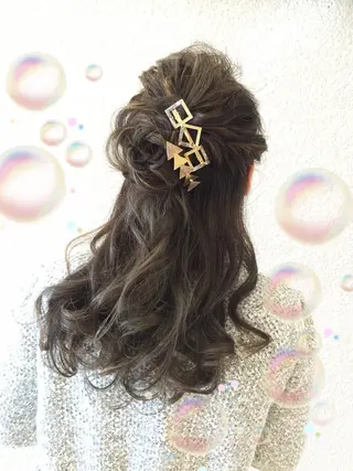 ロング ヘアアレンジ 高橋恵🌈生え癖改善 ウルフ/レイヤーのヘアスタイル