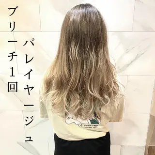 ロング カラー ブリーチ特化/レイヤ ーカット🥀マサルのヘアスタイル
