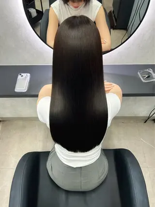 ロング カラー 新宿/美髪矯正 髪質改善/韓国風山本のヘアスタイル