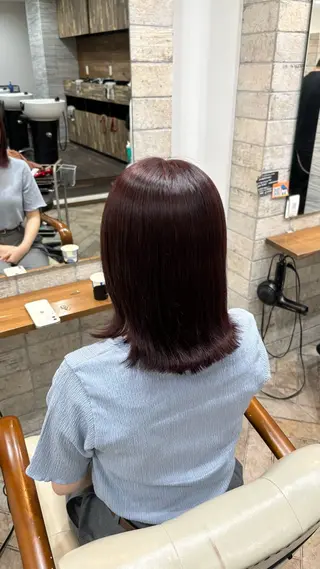 カラー ブリーチ/縮毛/複雑 履歴特化🌸/たくみのヘアスタイル