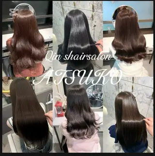 ロング カラー Qin shaire salon 原宿店所属・髪質改善/透明感カラ ー/Atsukoのヘアスタイル