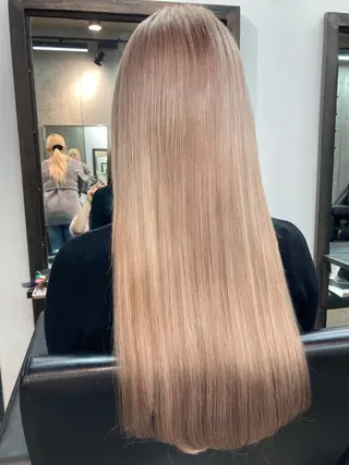 ロング カラー ✨最安値✨エクステ カラー🌼つきな🌼のヘアスタイル