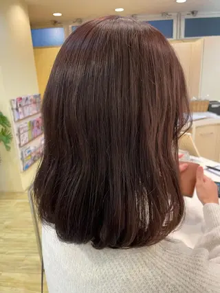 ミディアム カラー NAKAMURA 🦋のヘアスタイル