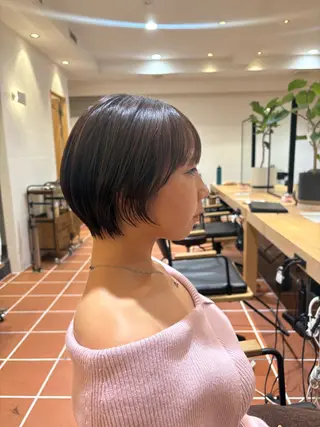 ショート ショートカット いちば　ゆなのヘアスタイル
