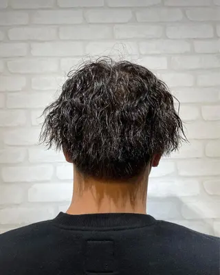 ミディアム パーマ メンズ RELACE所属・🌞谷川 幸也🌞のヘアスタイル